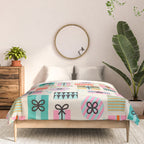 Retro Geometric Christmas gift Pattern 2 Comforter Gallery Image 3