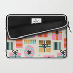 Retro Geometric Christmas gift Pattern 2 Laptop Sleeve Gallery Image 2