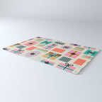 Retro Geometric Christmas gift Pattern 2 Rug Gallery Image 3