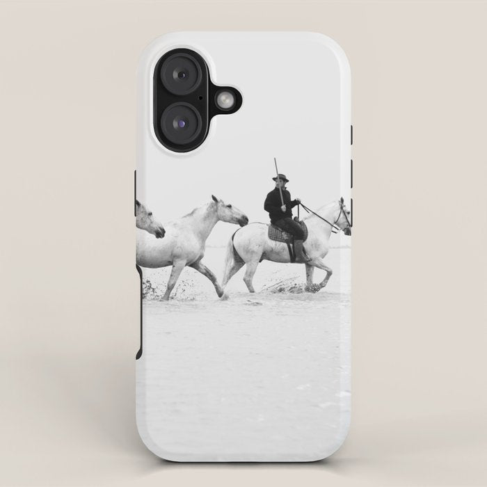 Mon Cowboy - Black and White Photography iPhone Case Gallery Image 1