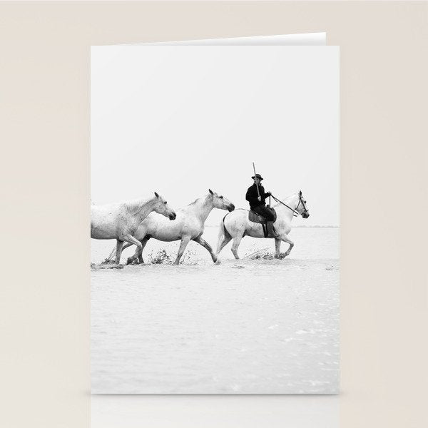 Mon Cowboy - Black and White Photography Stationery Card Gallery Image 2