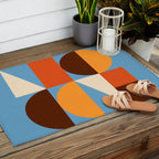 Mid Century 40B Outdoor Rug Gallery Image 2