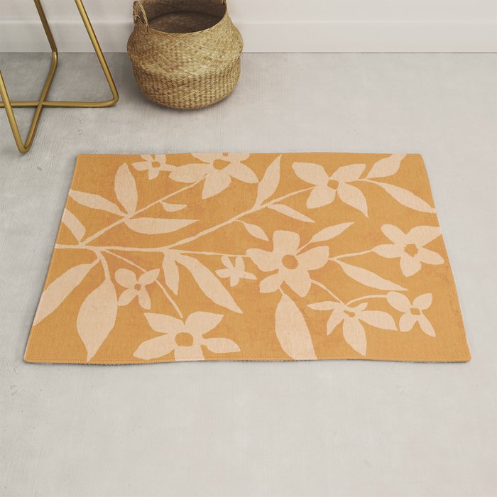 Abstract Minimal Flowers 14 Rug Gallery Image 1