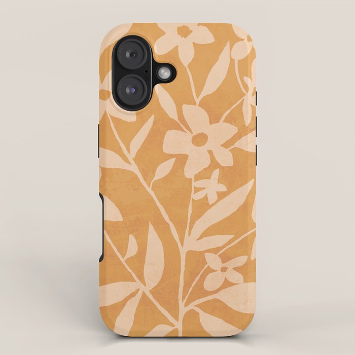 Abstract Minimal Flowers 14 iPhone Case Gallery Image 1