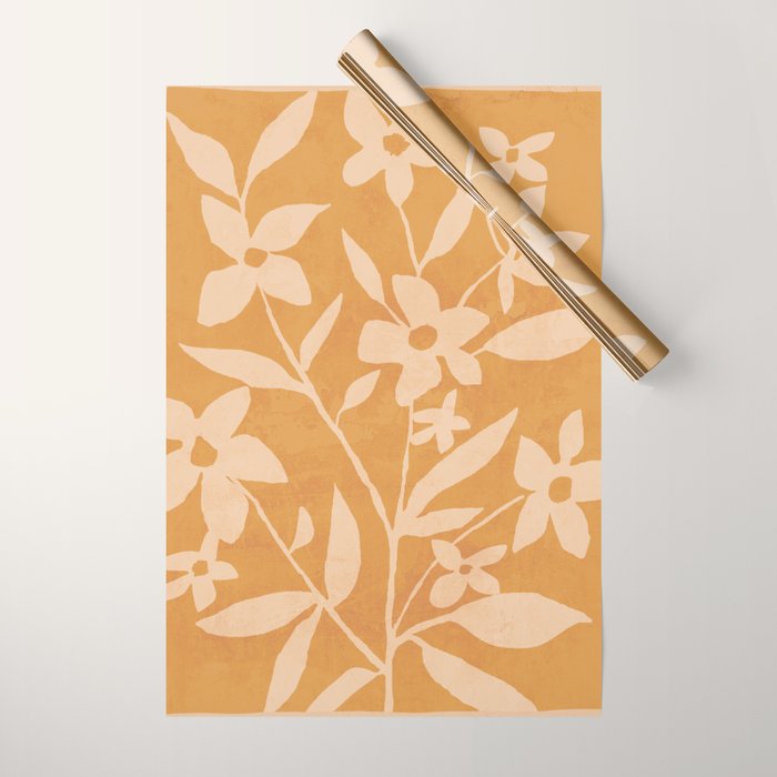 Abstract Minimal Flowers 14 Wrapping Paper Gallery Image 1
