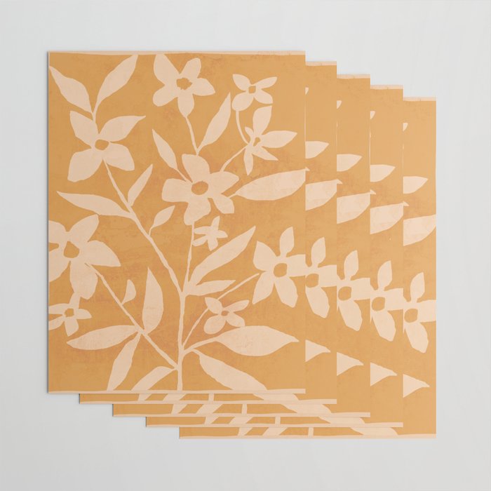 Abstract Minimal Flowers 14 Wrapping Paper Gallery Image 3