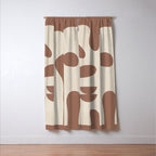 Mocha Movement 2 Window Curtain Gallery Image 3