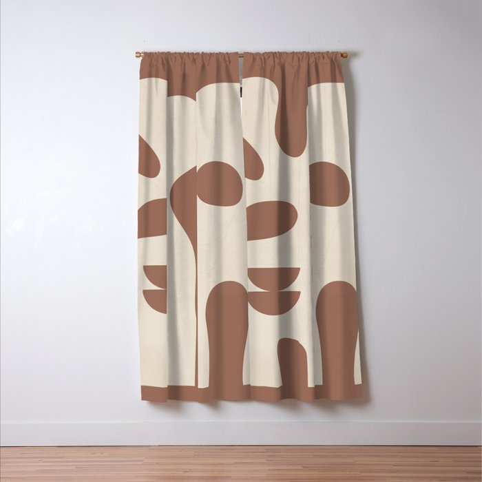 Mocha Movement 2 Window Curtain Gallery Image 3