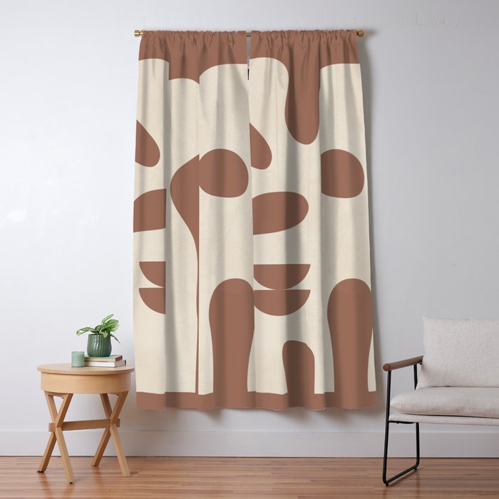 Mocha Movement 2 Window Curtain Gallery Image 5