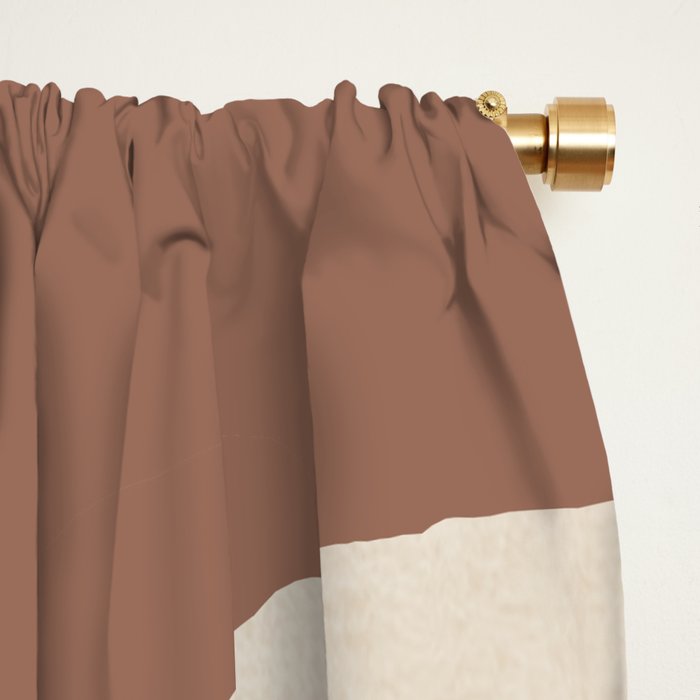 Mocha Movement 2 Window Curtain Gallery Image 2