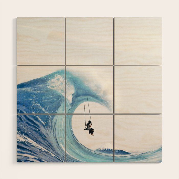 The Great Wave Wood Wall Art Gallery Image 1