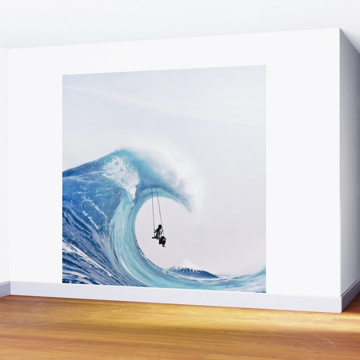 The Great Wave Wall Mural Gallery Image 2