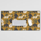 Birds and Leaves Grid Desk Mat Gallery Image 1