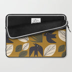 Birds and Leaves Grid Laptop Sleeve Gallery Image 2