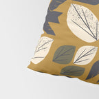 Birds and Leaves Grid Pillow Sham Gallery Image 4