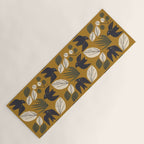 Birds and Leaves Grid Yoga Mat Gallery Image 1