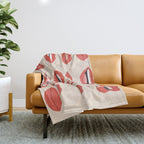 Lips III Throw Blanket Gallery Image 1