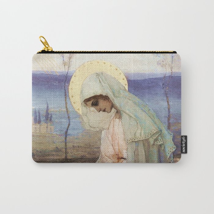 âThe Virgin Maryâ by Mikhail Nesterov Carry All Pouch Gallery Image 1