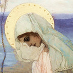 âThe Virgin Maryâ by Mikhail Nesterov Coffee Mug Gallery Image 2