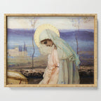 âThe Virgin Maryâ by Mikhail Nesterov Serving Tray Gallery Image 1