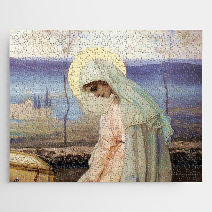 âThe Virgin Maryâ by Mikhail Nesterov Jigsaw Puzzle Gallery Image 1