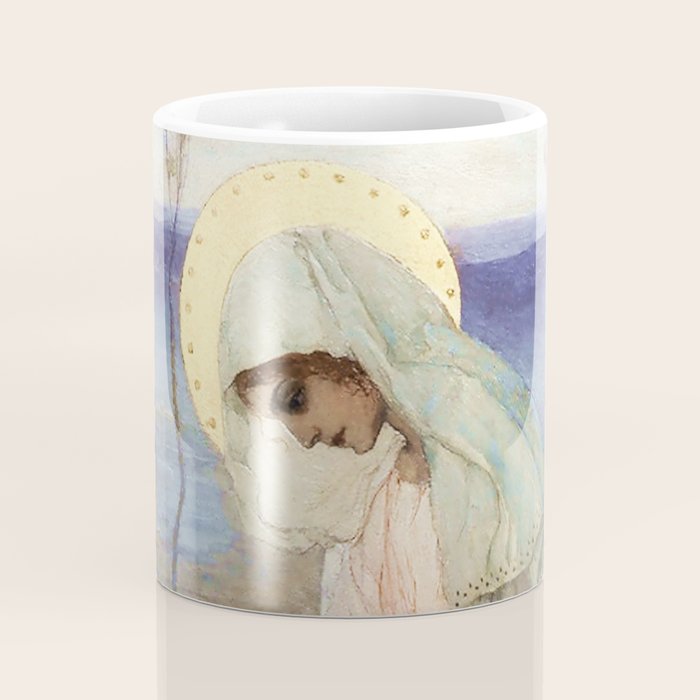 âThe Virgin Maryâ by Mikhail Nesterov Coffee Mug Gallery Image 4