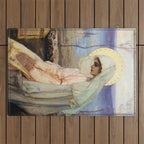 âThe Virgin Maryâ by Mikhail Nesterov Outdoor Rug Gallery Image 1
