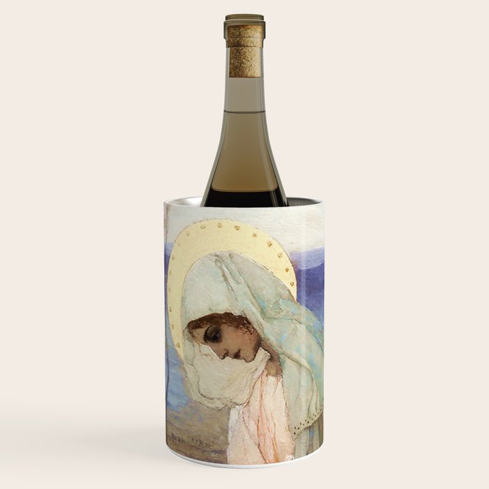 âThe Virgin Maryâ by Mikhail Nesterov Wine Chiller Gallery Image 1