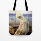âThe Virgin Maryâ by Mikhail Nesterov Tote Bag Gallery Image 1