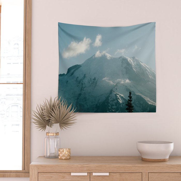 Mount Rainier VIII Wall Tapestry Gallery Image 2