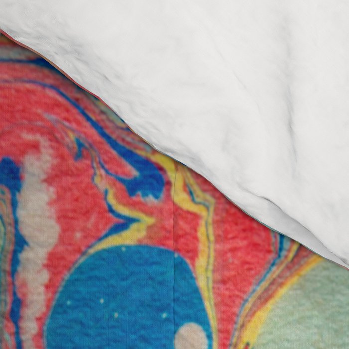 Bubblegum Candy Colors Jawbreaker Layers Pour painting Liquid Colors Funky Psychedelic Lava Lamp Comforter Gallery Image 4