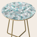 Mermaid Aqua and Grey Side Table Gallery Image 2