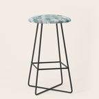 Mermaid Aqua and Grey Stool Gallery Image 1