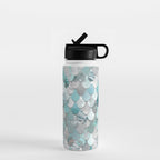 Mermaid Aqua and Grey Water Bottle Gallery Image 1