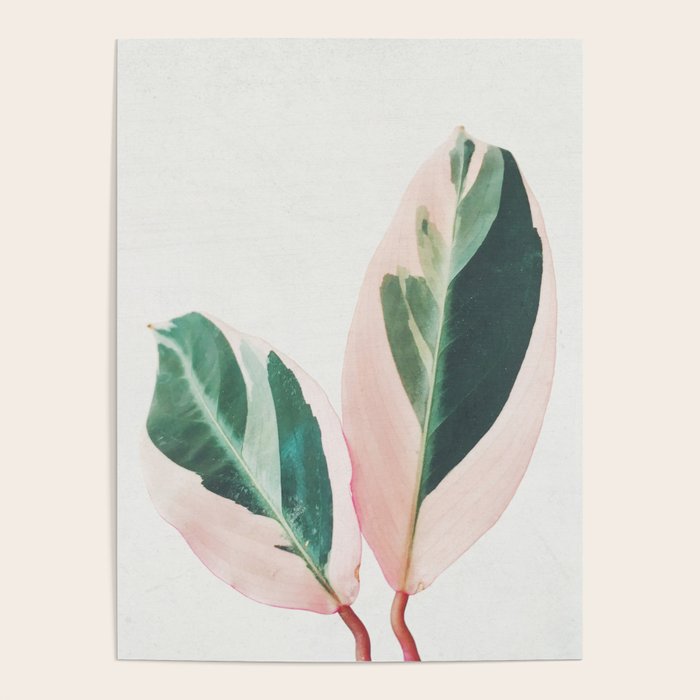 Pink Leaves I Poster Gallery Image 4