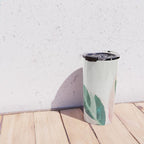 Pink Leaves I Travel Mug Gallery Image 4