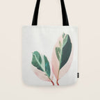 Pink Leaves I Tote Bag Gallery Image 1