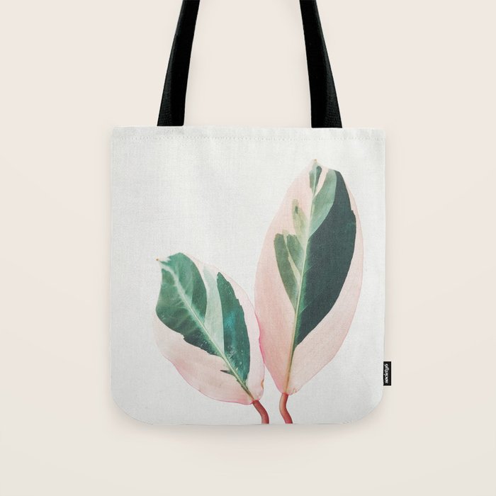 Pink Leaves I Tote Bag Gallery Image 1