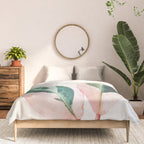 Pink Leaves I Comforter Gallery Image 3