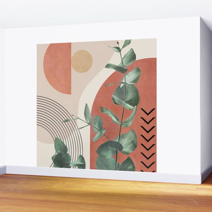 Nature Geometry IV Wall Mural Gallery Image 2