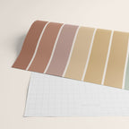Gradient Arch XXVII Earthy Mid Century Modern Rainbow Wrapping Paper Gallery Image 2