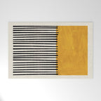 Sunshine Color Field Rothko Inspired Abstract Mid Century Modern Geometric Pattern Welcome Mat Gallery Image 1