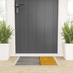 Sunshine Color Field Rothko Inspired Abstract Mid Century Modern Geometric Pattern Welcome Mat Gallery Image 3