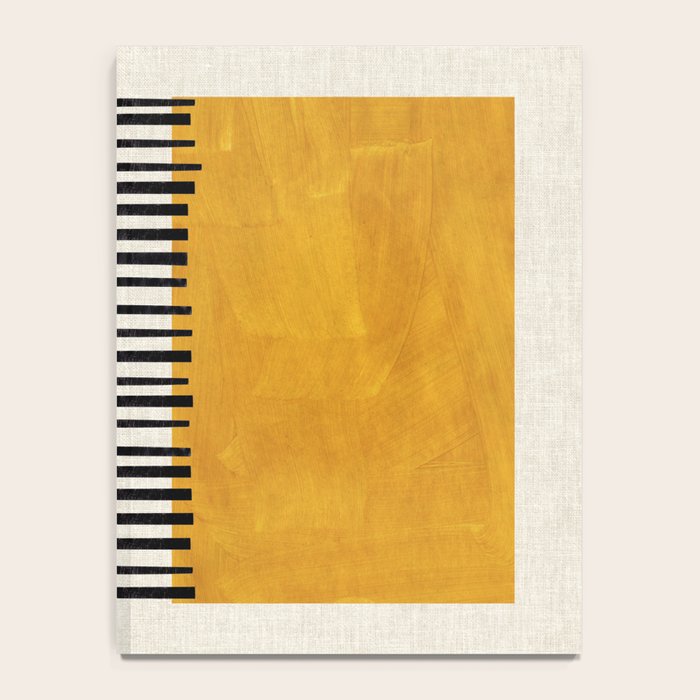 Sunshine Color Field Rothko Inspired Abstract Mid Century Modern Geometric Pattern Notebook Gallery Image 4