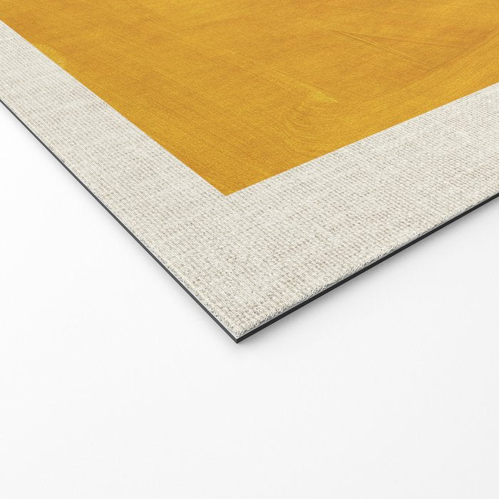 Sunshine Color Field Rothko Inspired Abstract Mid Century Modern Geometric Pattern Welcome Mat Gallery Image 2