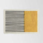 Sunshine Color Field Rothko Inspired Abstract Mid Century Modern Geometric Pattern Rug Gallery Image 2
