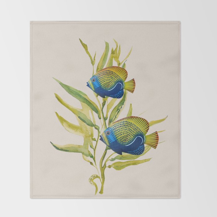 Fishes 2 Throw Blanket Gallery Image 2