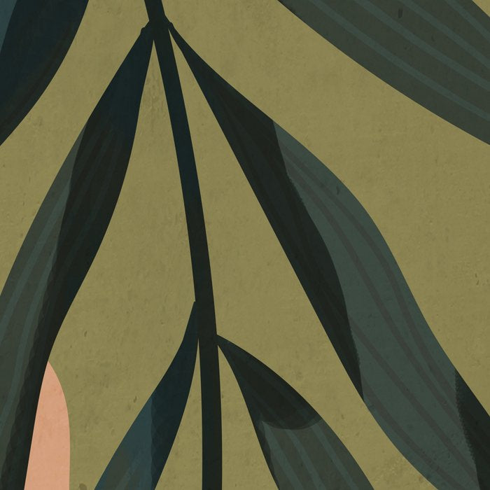 Tropical Leaf- Abstract Art Coffee Mug Gallery Image 2