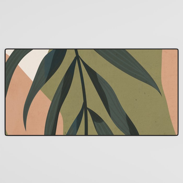 Tropical Leaf- Abstract Art Desk Mat Gallery Image 3