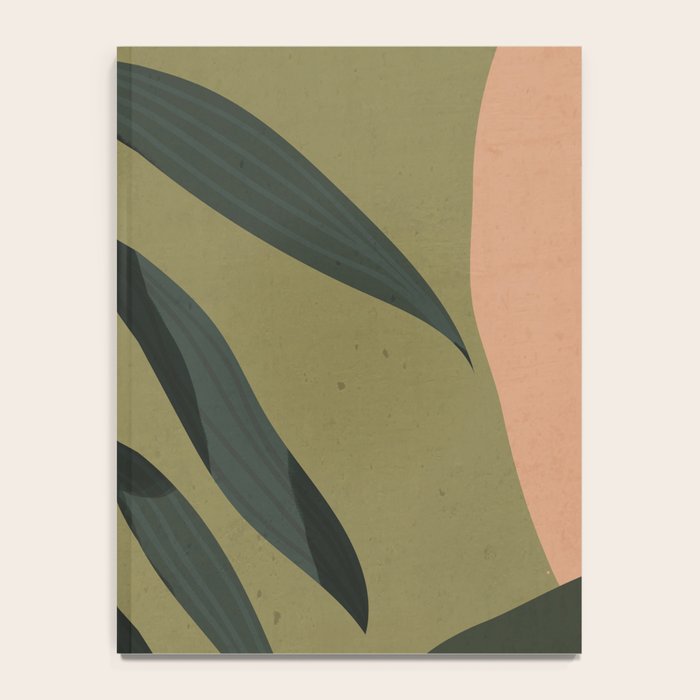 Tropical Leaf- Abstract Art Notebook Gallery Image 4